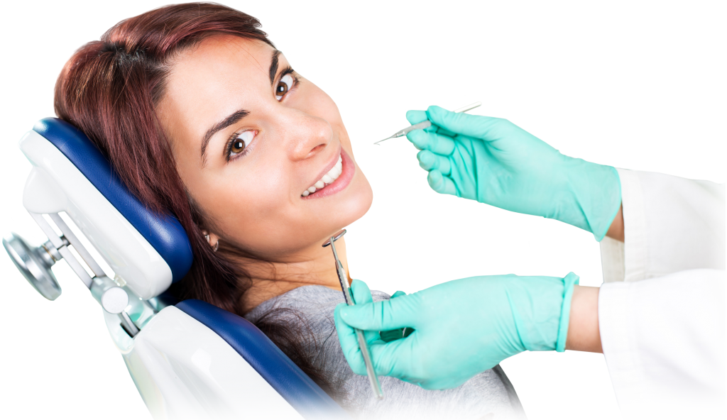 patient with dentist Iverson Dental Labs